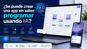 Crear una app sin saber programar usando inteligencia artificial y herramientas de IA